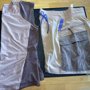 Lululemon Detours welcome Multi-Pocket Cargo High-Rise Hiking Short 5" size medi